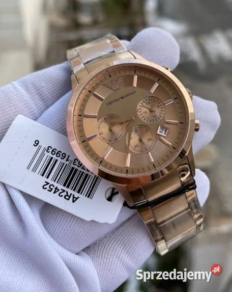Zegarek męski Emporio Armani AR2452 różowe złoto