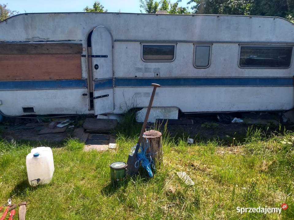 Przyczepa kempingowa 8m rama ocynk podwójna oś Gorzów Wielkopolski