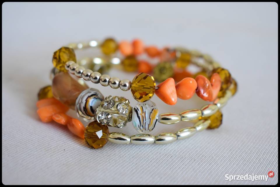 Kolorowa elastyczna bransoletka Płock