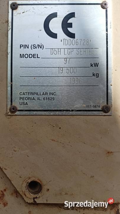Spycharka Caterpillar D5H LGP Series II 1996