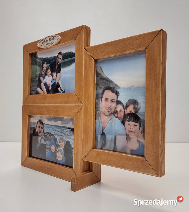 Ramka Na Zdjęcia 10x15 DREWNO Olcha Napis Ramki i ramy Warszawa