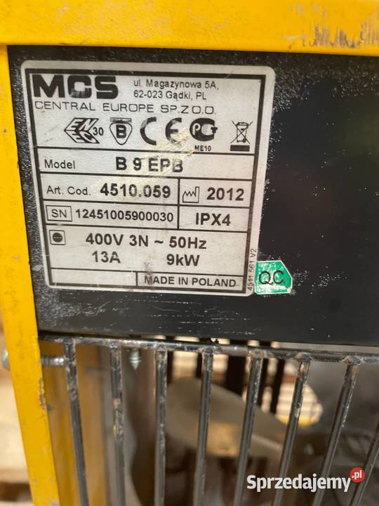 Nagrzewnica 9kW Lublin