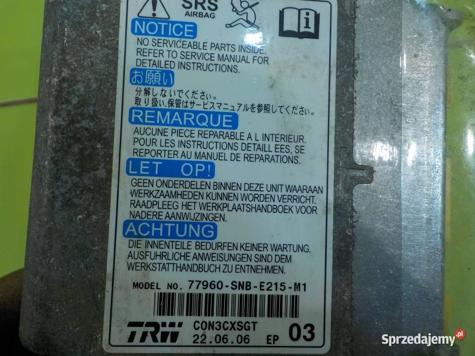 CIVIC VIII 14 IDSI 06r SEDAN 4D modul sensor osobowe Suków