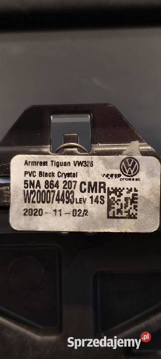 VW TIGUAN II PODŁOKIETNIK 5NA864207 osobowe
