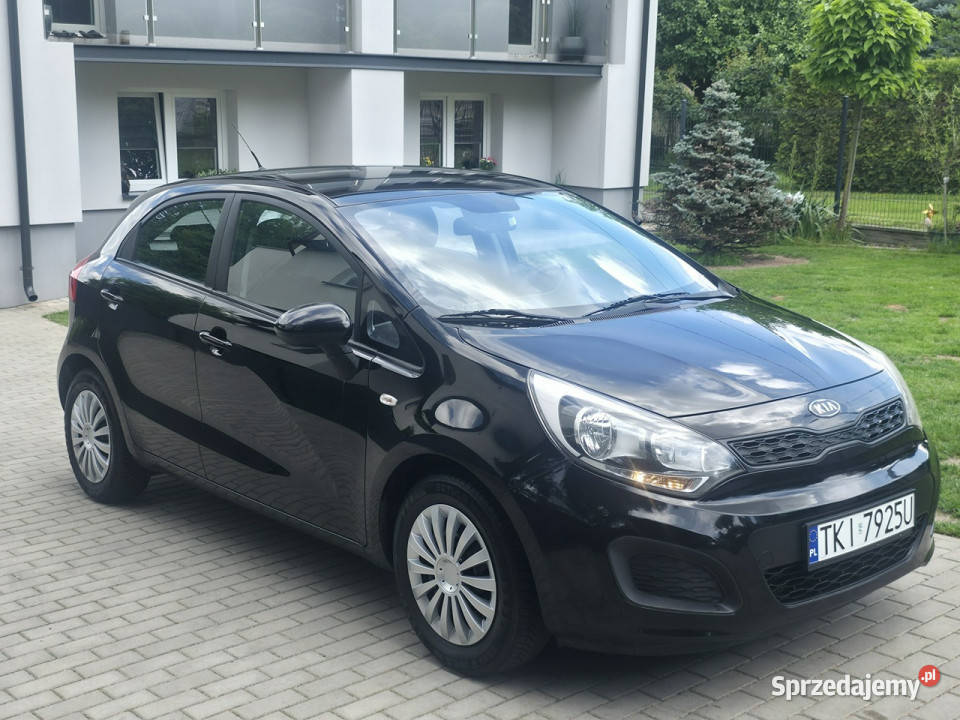Kia Rio 14 Benzyna Serwisowany Gwarancja Bogate czarny