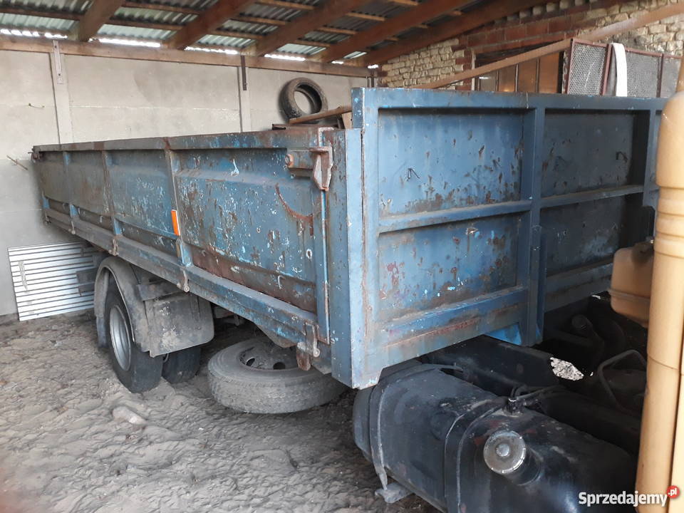 Mercedes 816 wywrotka na 3 strony łódzkie