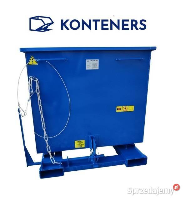 Kontener samowyładowczy 1m3 1000 L KOLEBA ZŁOM Biznes i Przemysł