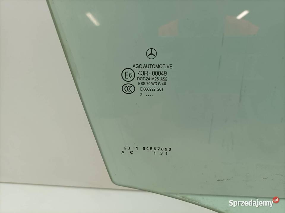 SZYBA DRZWI PRAWY PRZÓD 12 R HB 5D MercedesBenz świętokrzyskie