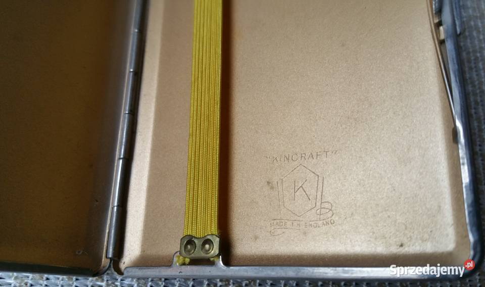 Stara angielska papierośnica mała KINCRAFT Kraków