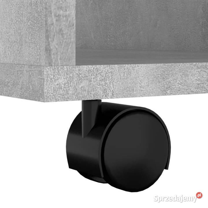Szafka na kółkach szarość betonu 60x53x72