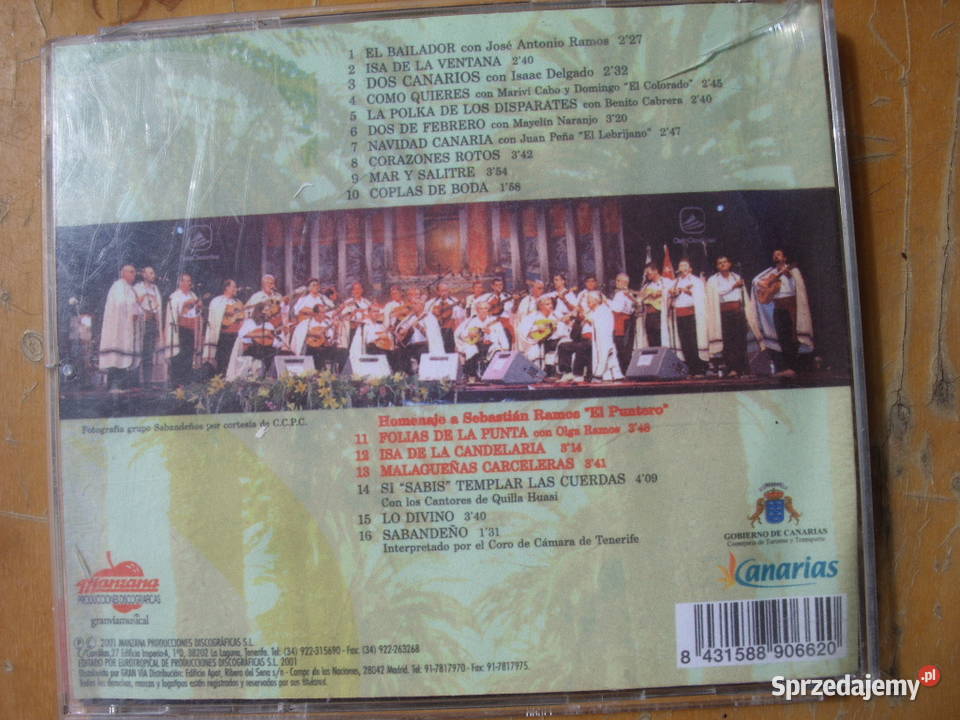 POP CD LOS SABANDEROSTEIGE Y NUBLO 2001 Wołów