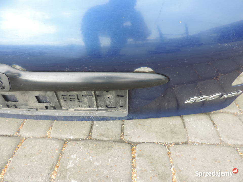 KLAPA TYLNA BAGAŻNIKA PEUGEOT 206 EGED małopolskie Nowy Sącz