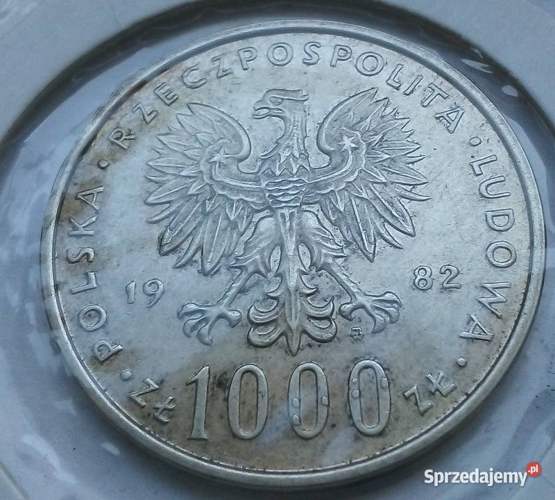 POLSKA1000 1982 r SREBRO 625 JAN PAWEŁ mazowieckie sprzedam