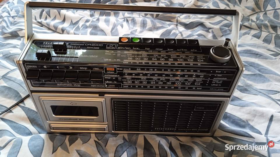 Kolekcjonerski Radiomagnetofon Telefunken Wrocław