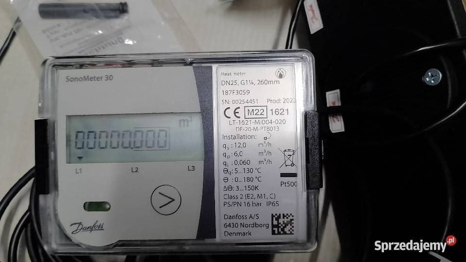 Licznik ciepła Danfoss sonometer 30 ciepłomierz Płachty