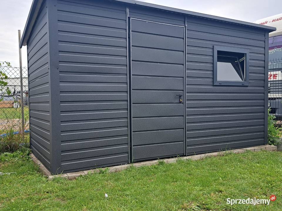 Wiatka ogrodowa GARAŻ BLASZANY Domek Ogrodowy Sprzedaż