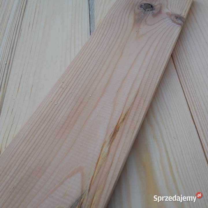 80 x 12 Naturalna deska drewniana heblowana
