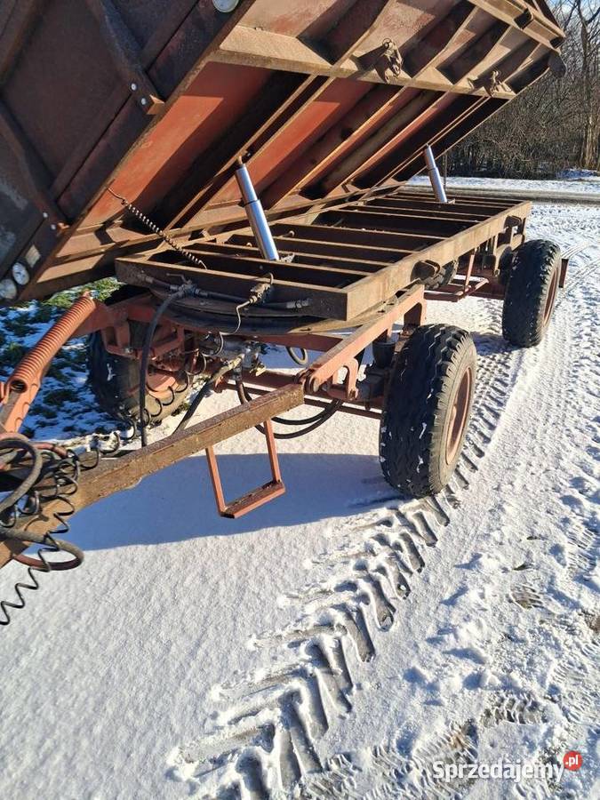 Sprzedam przyczepę wywrotkę d46 d35 Przyczepy rolnicze Płock