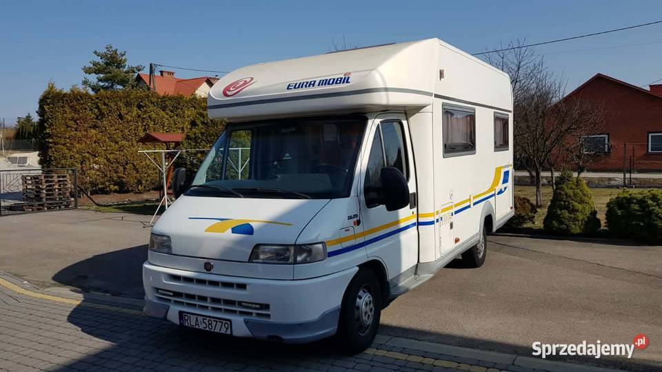 Fiata Ducato z zabudową Eura Mobil osoby diesel Żołynia