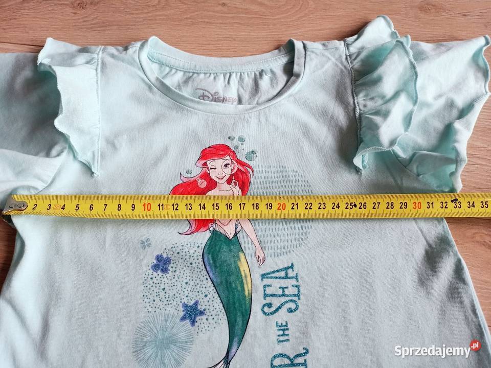 Tshirt koszulka dziewczęca turkusowa Ariel 110 Płock sprzedam