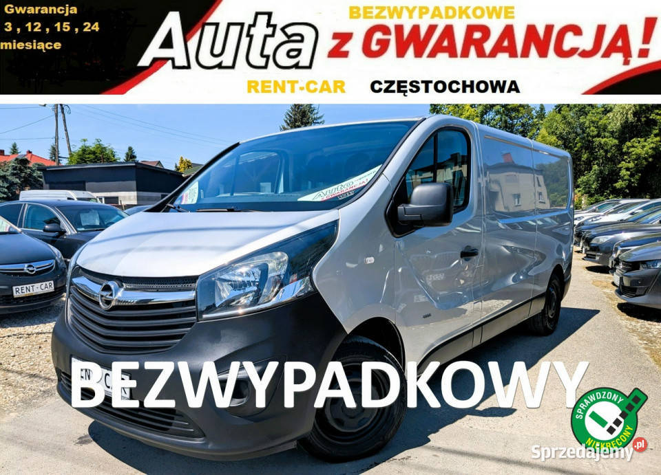 Opel Vivaro 16CDTi Long125Ciężarowy BUS 3Osoby Opel Częstochowa