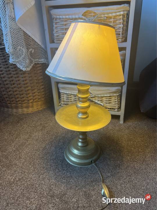 Stara lampa mosiężna kolekcjonerska Zabrze