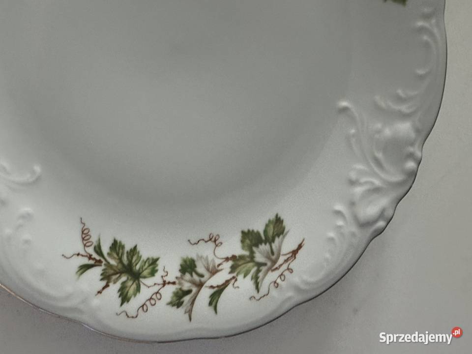 Talerze porcelanowe Wawel z lat PRLu