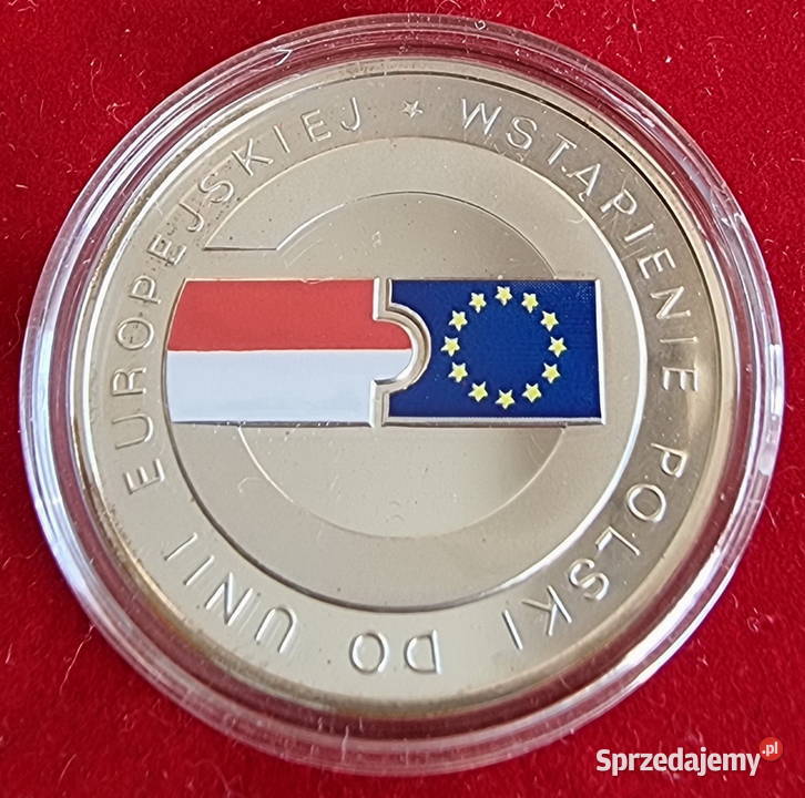 Srebrna moneta 10 zł, Unia Europejska, mennicza.