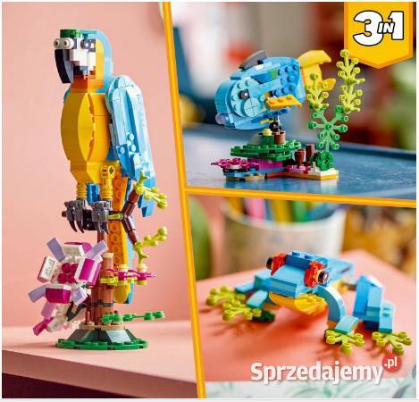LEGO 31136 Creator 3 w 1 Egzotyczna papuga