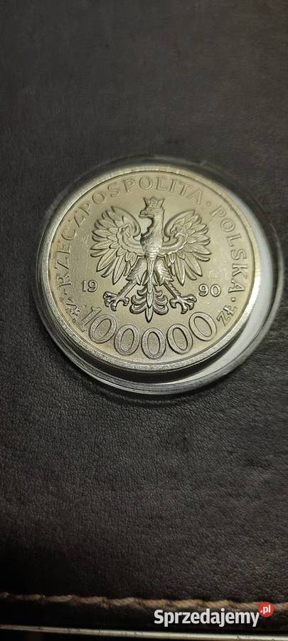MONETA 100000 złotych, 1990 typ 'B' Solidarność (451)
