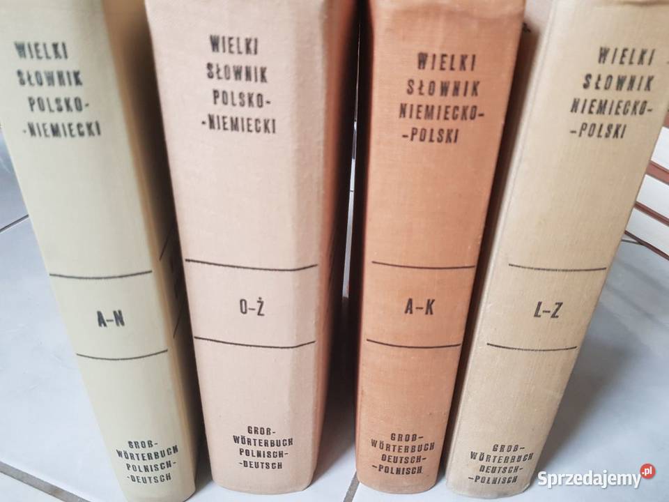 wielki słownik polsko niemiecki mniemiecko Książki do nauki języka obcego świętokrzyskie Kielce