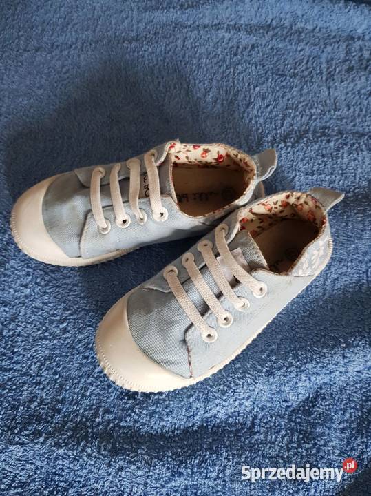 Trampki Nelli Blu błękitne kwiatuszki letnie Kielce sprzedam