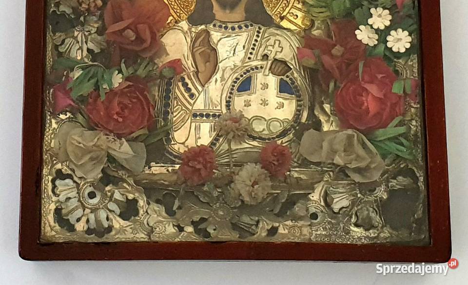 Ikona Jezus Chrystus jako Zbawiciel Świata 0401 Malarstwo Warszawa