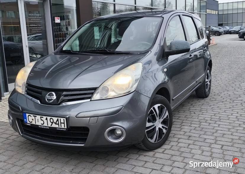 Nissan Note 2012 16 1szy właściciel nieuszkodzony kujawsko-pomorskie Toruń