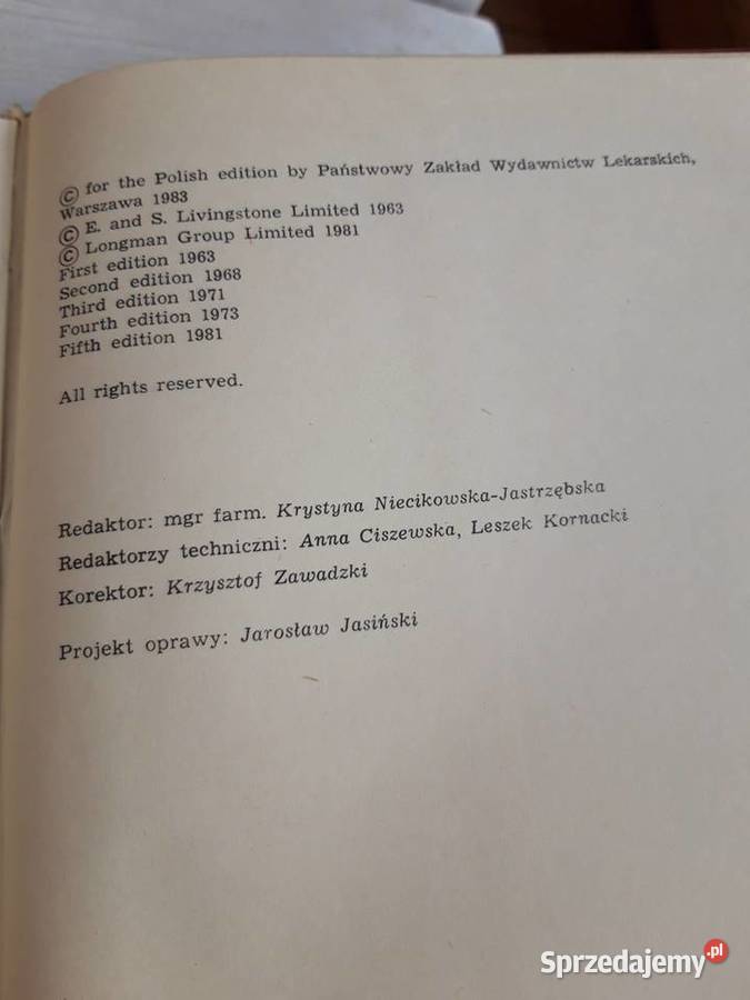Antybiotyko i Chemio Terapia 1983 Garrod Lambert Antykwariat Bielsko-Biała