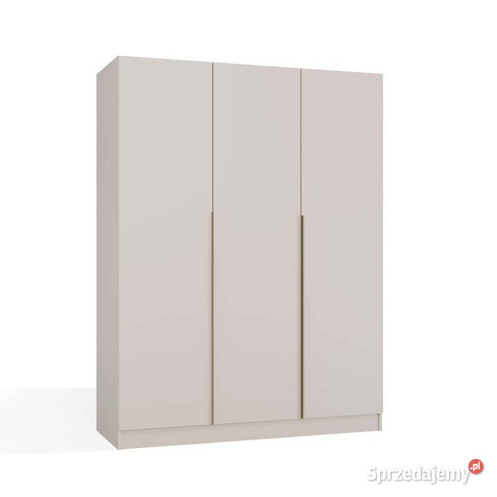 Szafa SENSO 3D 150 3 drzwi złote uchwyty