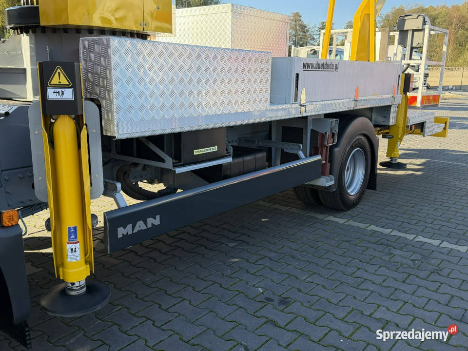 MAN TGL 7150 Zwyżka Ruthmann T330 33Metry w bok manualna Widełki