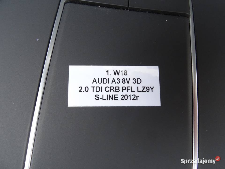 PODSUFITKA KOMPLETNA CZARNA SLINE 8V3867505B