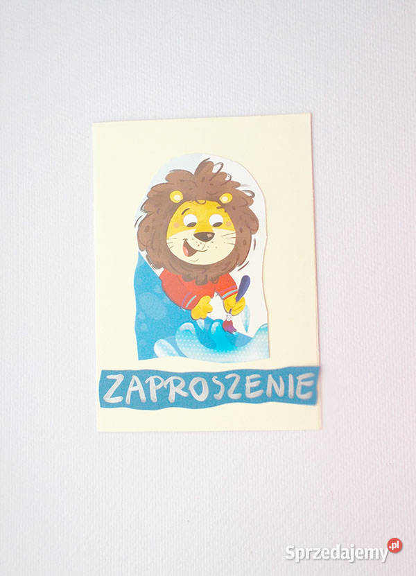 c6 zaproszenia dzieci fajne zaproszenia chłopca Gdynia