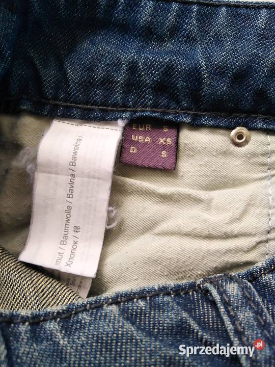 Dżinsowa spódnica z rozcięciem i marszczeniem Orsay mazowieckie Warszawa sprzedam