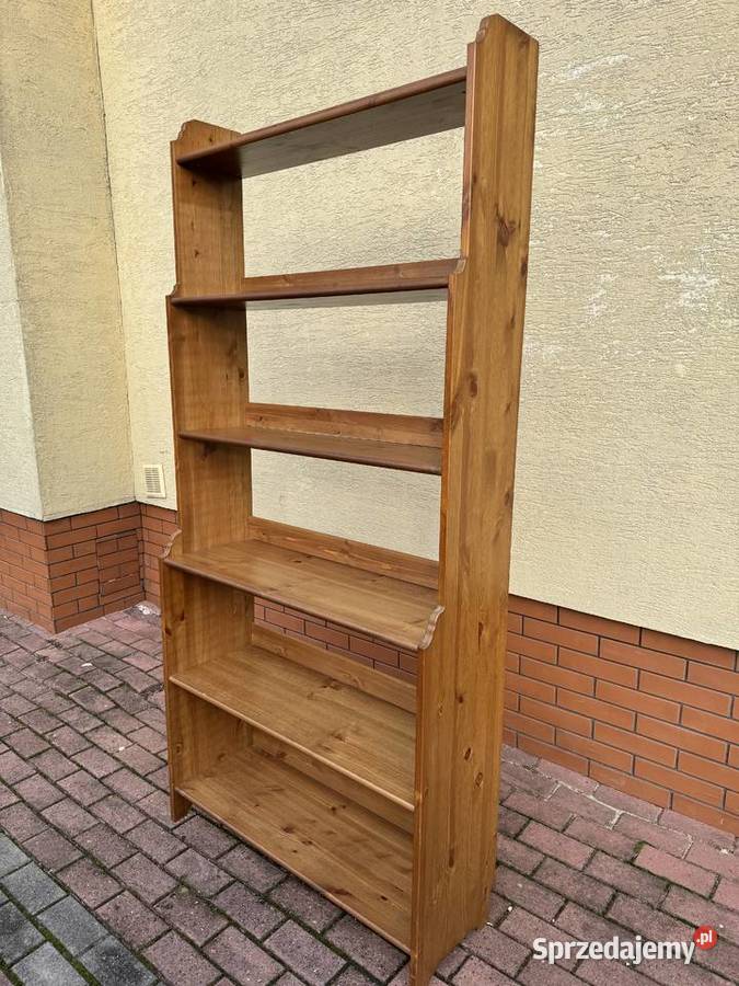Regał drewniany półki szafka Ikea Leksvik Regały Garwolin