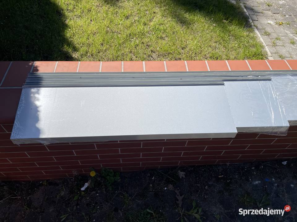 Parapety stalowe RAL 9006 7 Parapety Mikołów