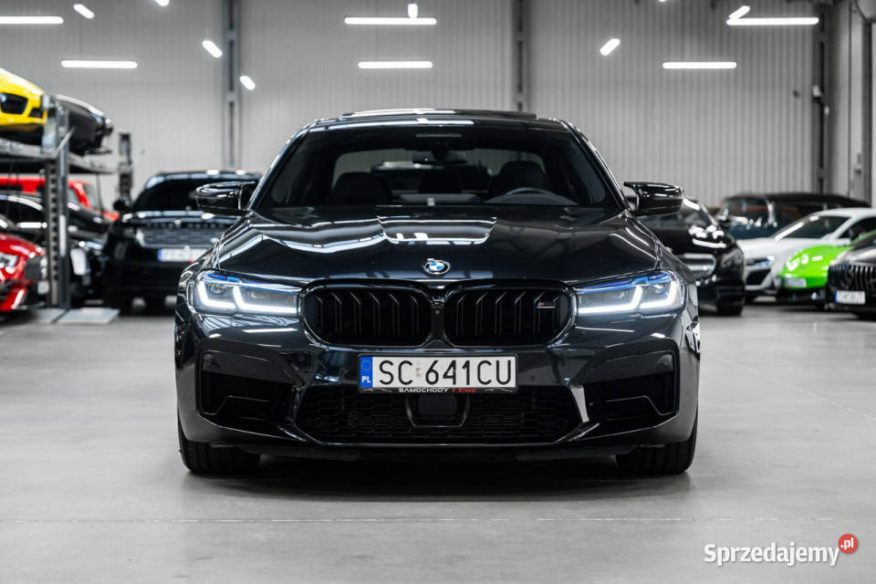 BMW M5 Competition FV 23 Bezwypadkowe Pierwszy elektryczne lusterka Węgrzce