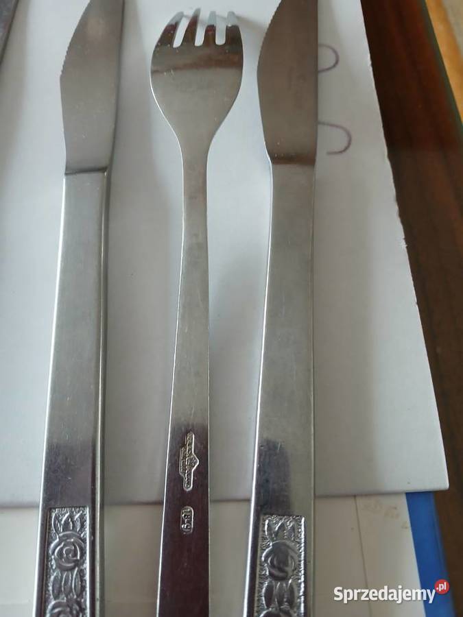 Sztućce różne do skompletowania sygnowane mazowieckie Warszawa