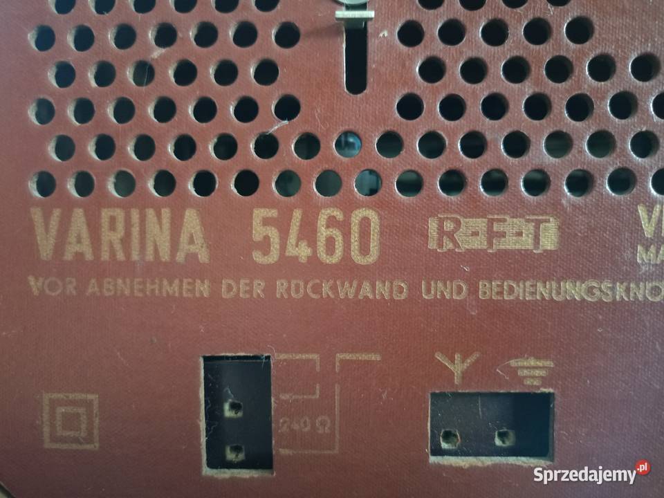 Zabytkowe Radio Lampowe VARINA 5460 RFT Vintage Drawski Młyn sprzedam
