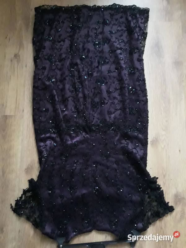 Suknia na bogatoluksusowa z rękawem Sosnowiec