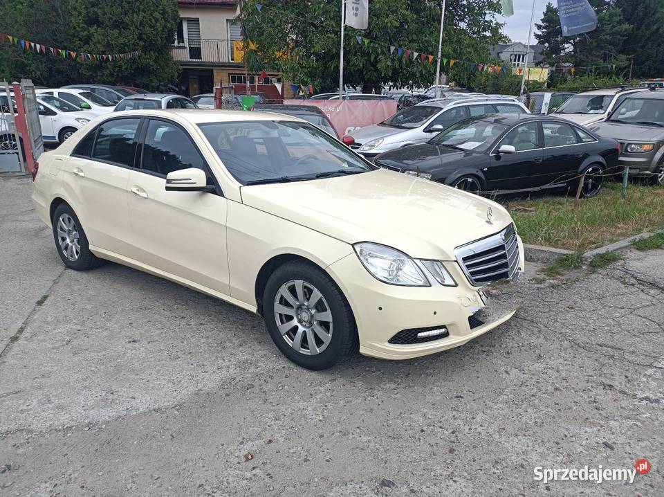 Mercedes E 200 automat zamiana sedan autoalarm Klasa E Pruszków