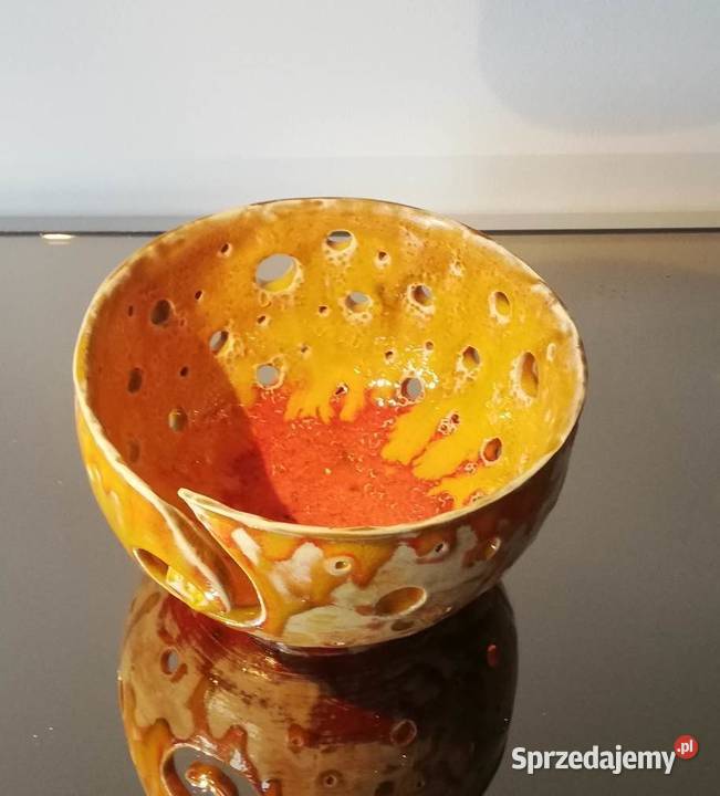 ręcznie robiona misa ceramiczna ze ślimakiem do Warszawa