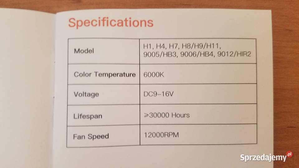 Żarówki LED Agptek HB3HB4 70W 12000LM 6000K 2