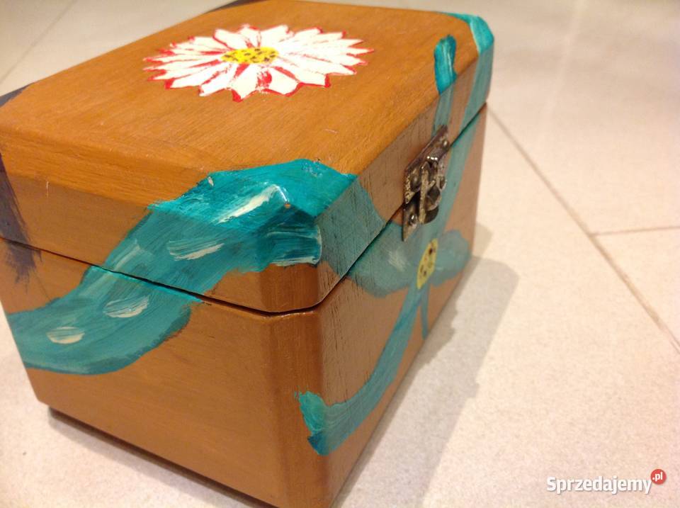 Stara drewniana szkatułka Nowa Sól